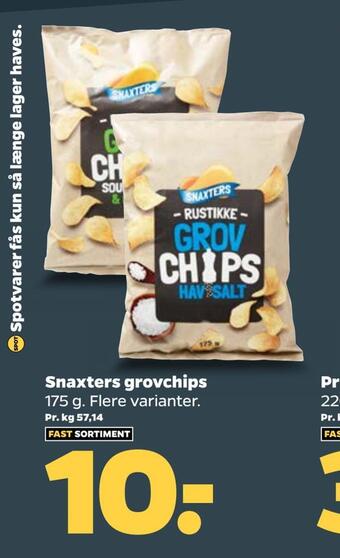 Netto Snaxters grovchips tilbud