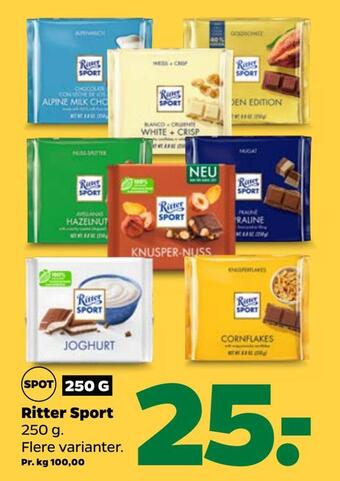 Netto Ritter sport tilbud