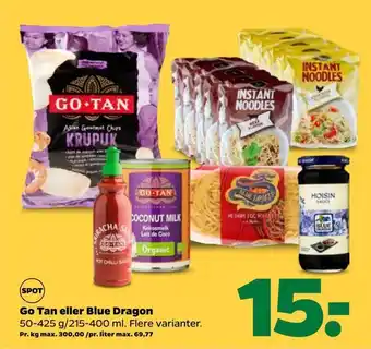 Netto Go tan eller blue dragon tilbud