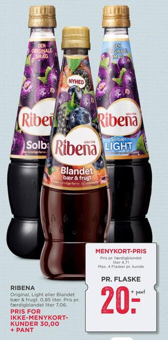 MENY Ribena tilbud