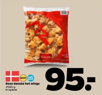 Netto Rose danske hot wings tilbud