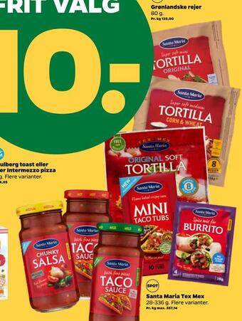 Netto Santa maria tex mex tilbud