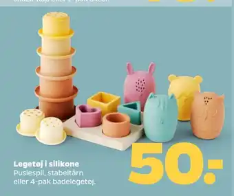 Netto Legetøj i silikone tilbud