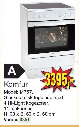 Harald Nyborg Komfur tilbud