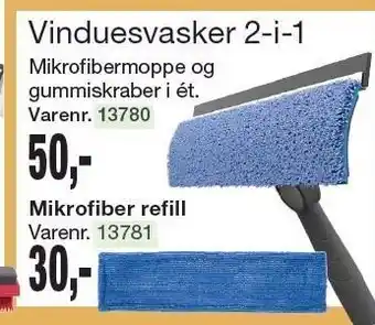 Harald Nyborg Vinduesvasker 2-i-1 el. refill tilbud