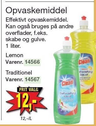 Harald Nyborg Opvaskemiddel tilbud