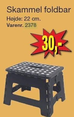 Harald Nyborg Skammel foldbar tilbud