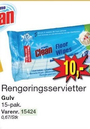 Harald Nyborg Rengøringsservietter tilbud