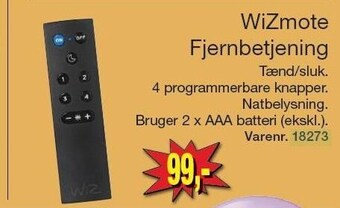 Harald Nyborg Wizmote fjernbetjening tilbud