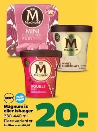 Netto Magnum is el. isbæger tilbud