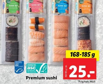 Lidl Premium Sushi tilbud