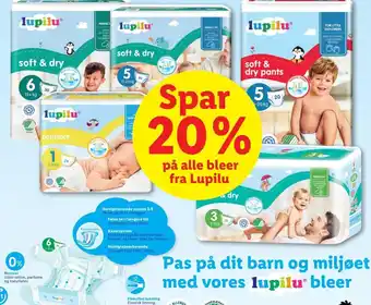 Lidl Bleer fra Lupilu tilbud