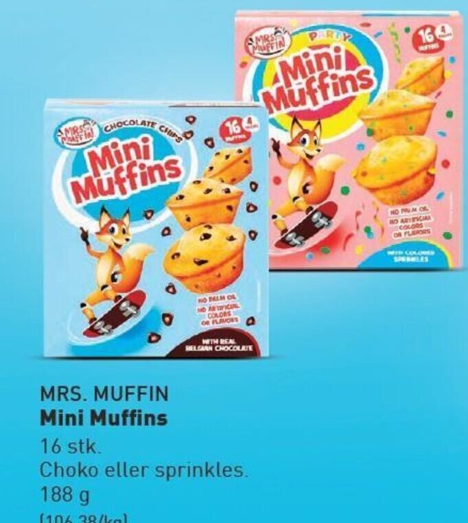 Mrs. Muffin Mini Muffins tilbud hos ALDI