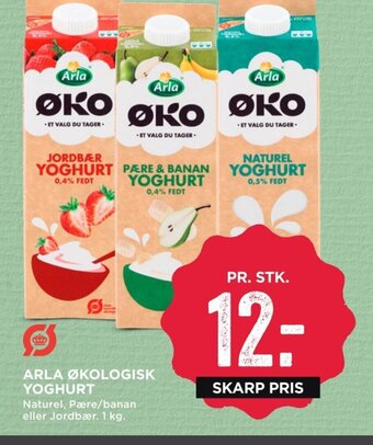 MENY Arla Økologisk Yoghurt tilbud