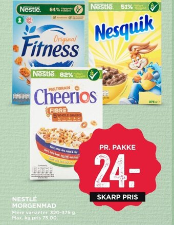 MENY Nestlé Morgenmad tilbud