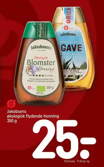 REMA 1000 Jakobsens økologisk flydende honning tilbud