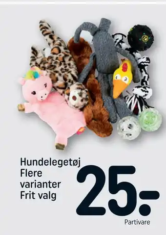 REMA 1000 Hundelegetøj flere varianter tilbud