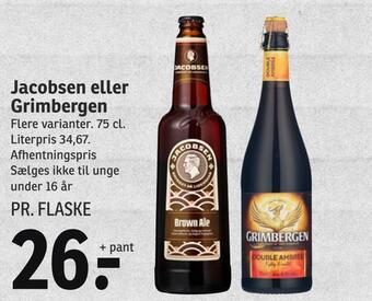 SPAR Jacobsen eller grimbergen tilbud