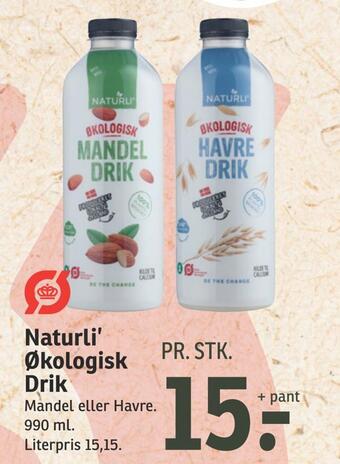 SPAR Naturli' økologisk drik tilbud