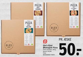 SPAR Ole's gård økologisk pizza tilbud