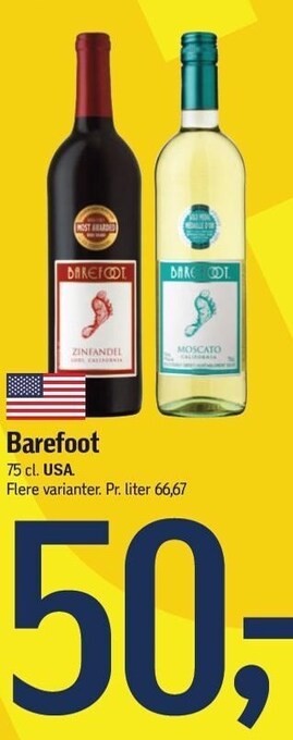 Føtex Barefoot tilbud