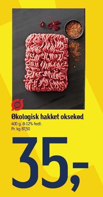 Føtex Økologisk hakket oksekød tilbud