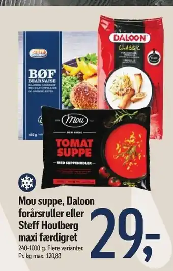 Føtex Suppe, forårsruller el. maxi færdigret tilbud