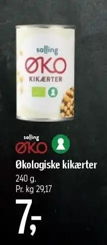 Føtex Øko kikærter tilbud