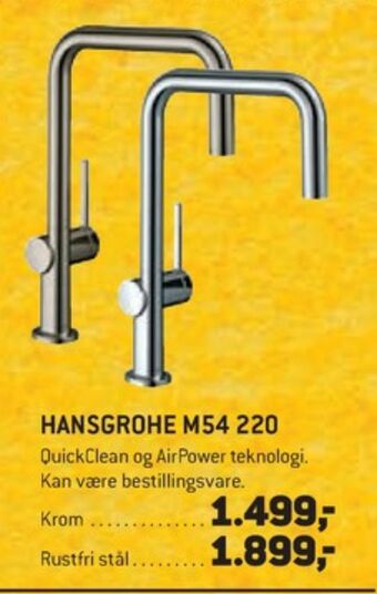 XL-BYG Hansgrohe køkkenarmatur tilbud