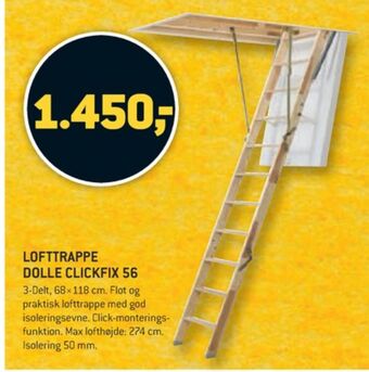 XL-BYG Dolle lofttrappe tilbud