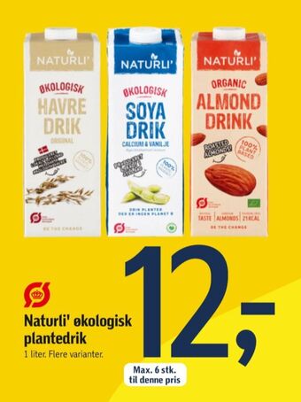 Føtex Naturli' havredrik tilbud
