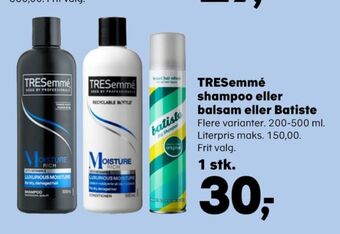 Kvickly Tresemmé shampoo tilbud