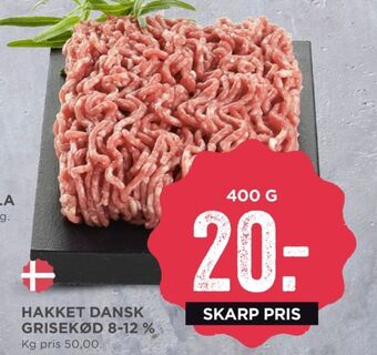 MENY Ukendt hakket grisekød tilbud