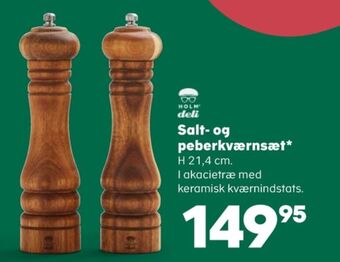 Kvickly Holm salt og peber-sæt tilbud