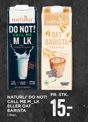 Do not call me milk plantedrik