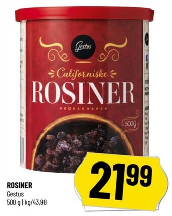 Løvbjerg Gestus rosiner tilbud
