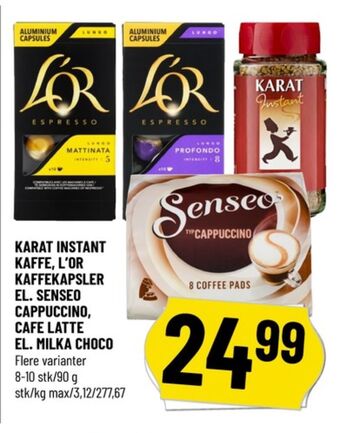 Løvbjerg Karat instant kaffe tilbud