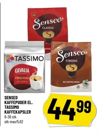 Løvbjerg Tassimo kaffekapsler tilbud