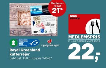 SuperBrugsen Royal greenland rejer tilbud