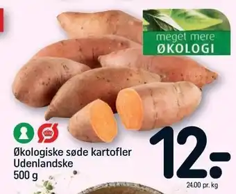 REMA 1000 Økologiske søde kartofler udelandske tilbud