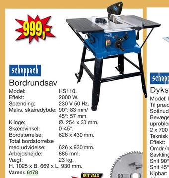 Harald Nyborg Bordrundsav tilbud