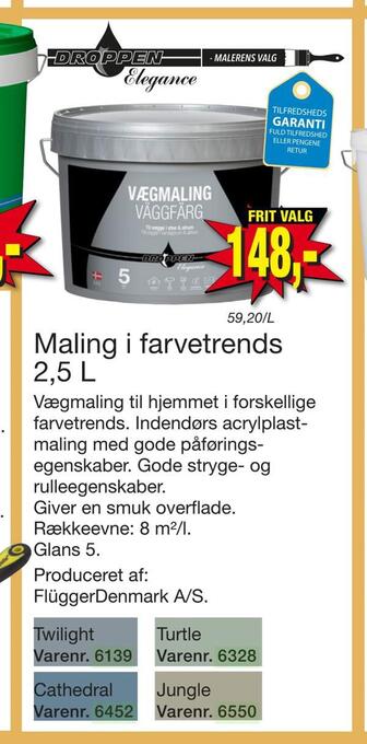 Harald Nyborg Maling i farvetrends tilbud