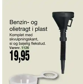 Harald Nyborg Benzin- og olietragt i plast tilbud