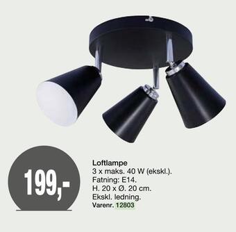Harald Nyborg Loftlampe tilbud