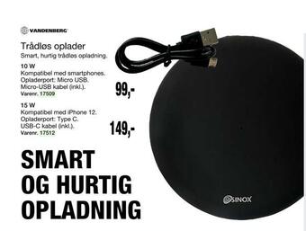 Harald Nyborg Trådløs oplader tilbud