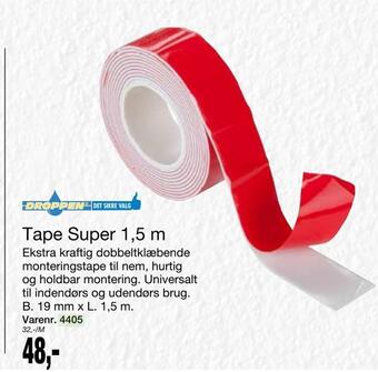 Harald Nyborg Tape super 1,5 m tilbud