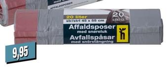 Harald Nyborg Affaldsposer med snøreluk tilbud