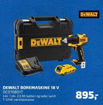 Davidsen Dewalt boremaskine tilbud