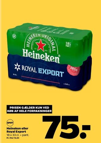 Netto Heineken øl tilbud