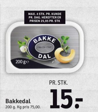 SPAR Bakkedal smørbar tilbud